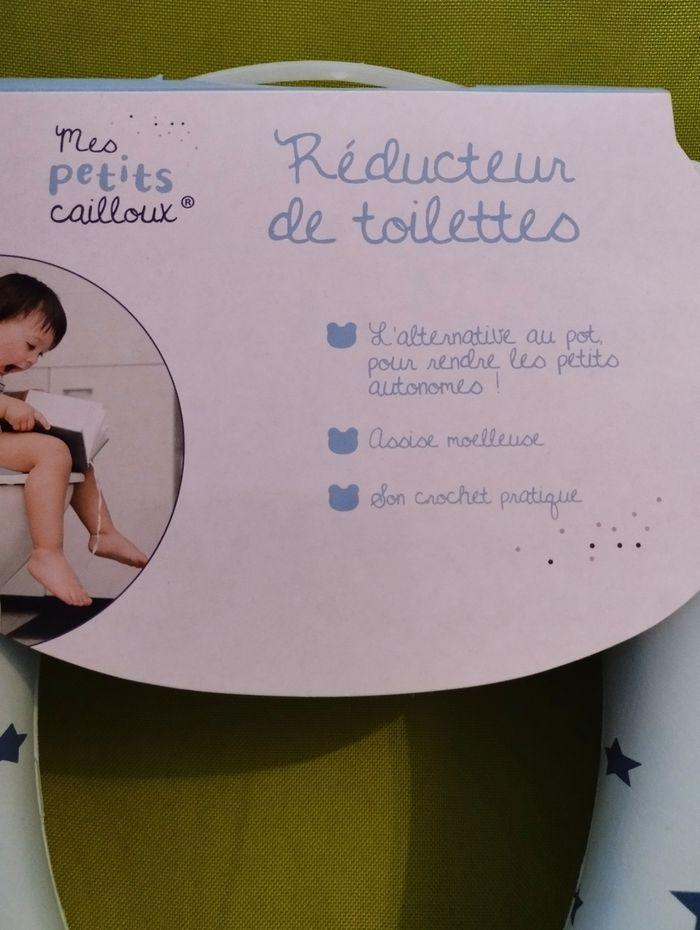 Réducteur Mousse Bébé Bleu Étoiles Mes Petits Cailloux Toilettes WC Enfant - photo numéro 2