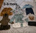 Lots d'ensembles de vêtements 3-6 mois