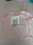 Tee-shirt kiabi 8 ans rose pale