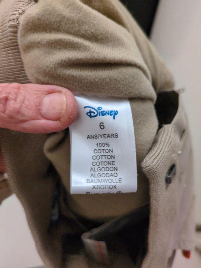 Pantalon cargo doublé beige Disney Mickey 6 ans - photo numéro 11