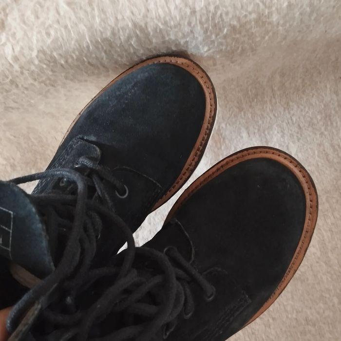 dr.martens pascal daim noir semelles blanches taille 37 - photo numéro 8