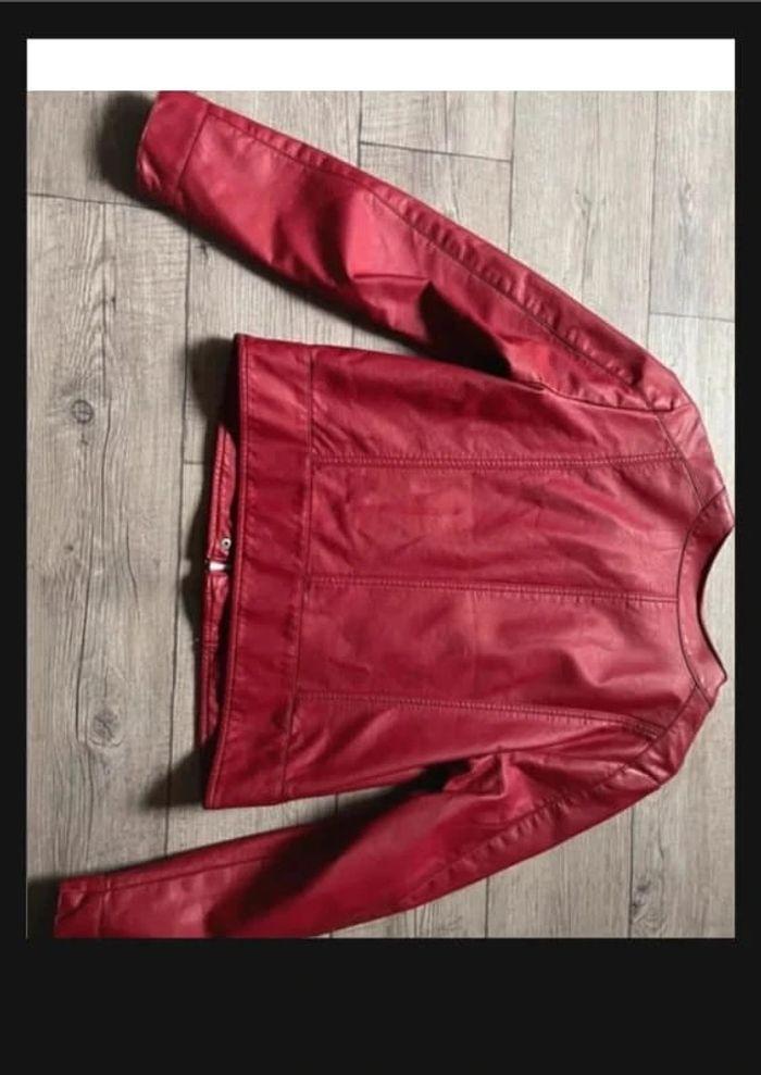 Veste cache cache rouge taille 44 - photo numéro 6