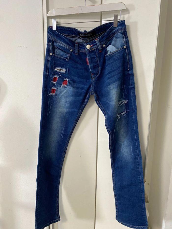 Pantalon, jean troué.Dsquared.  . - photo numéro 1