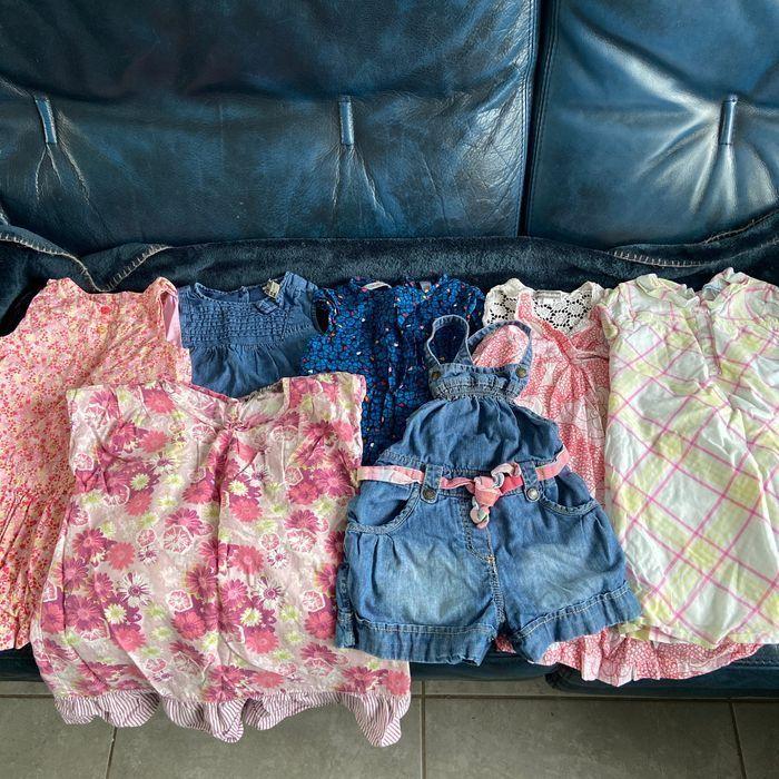 Lot de 6 robes et une salopette