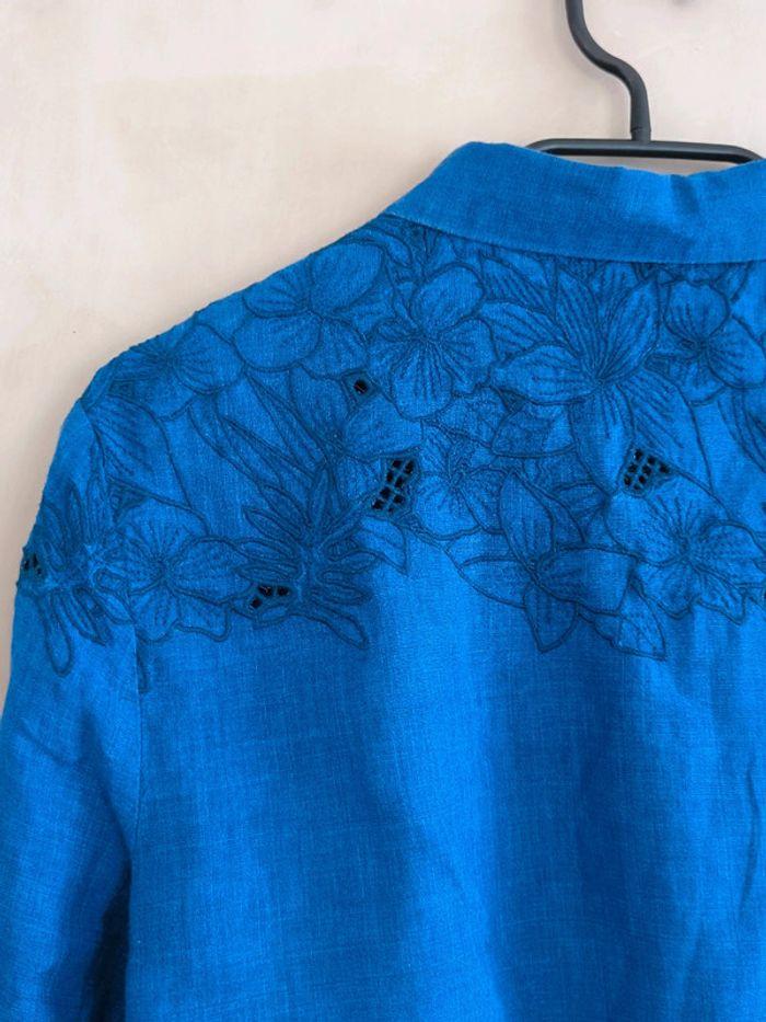 🤎 Chemise lin broderie Comptoir des cotonniers 40 🤎 - photo numéro 9