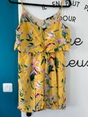 Robe femme été jaune