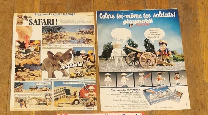 Lot anciennes publicités playmobil fin 70 - photo numéro 2