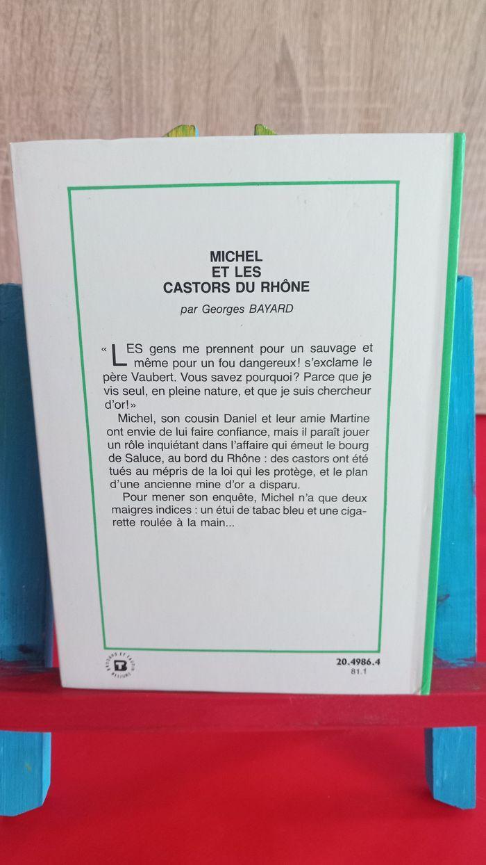 Michel et les castors du Rhône, 1981, bibliothèque verte - photo numéro 2