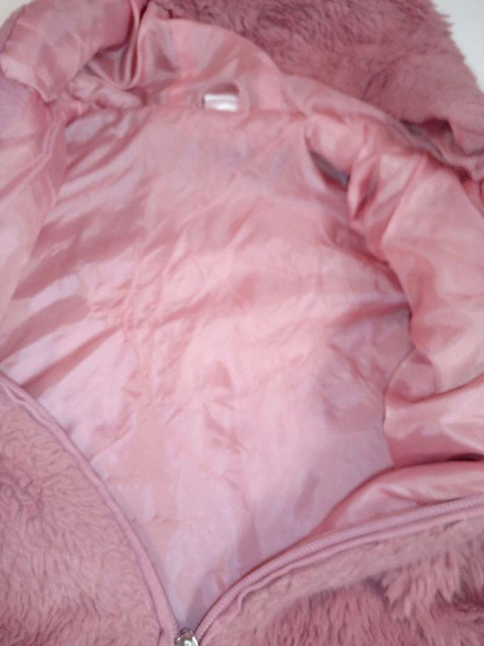 Gilet Zeeman tout doux vieux rose 98/104 be - photo numéro 3