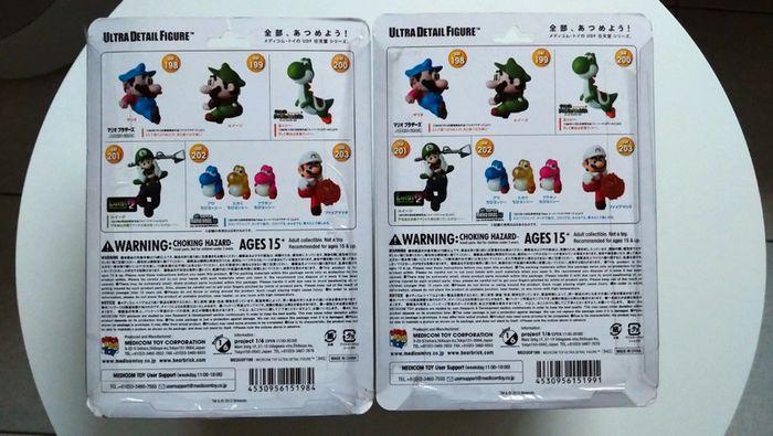 Lot figurines UDF medicom Mario Luigi Bros - photo numéro 2