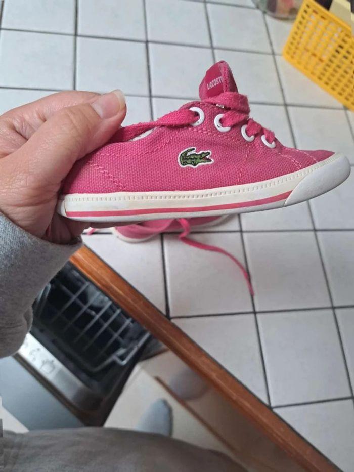 paire de  tennis  lacoste taille  22 - photo numéro 9