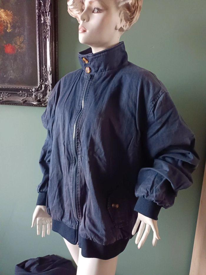 Blouson bleu vintage L - photo numéro 12