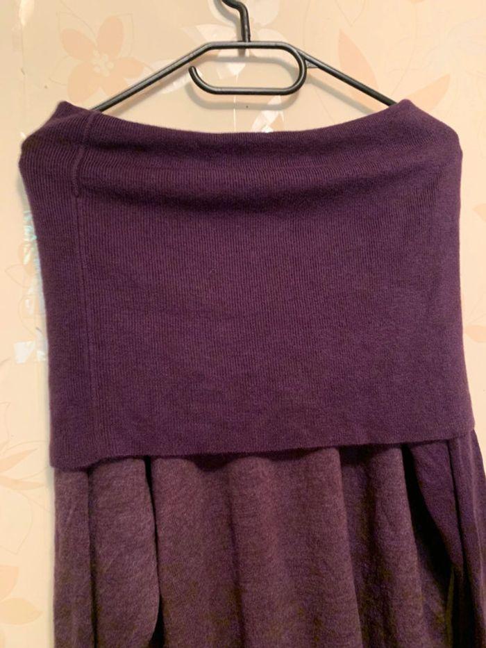 Pull violet bicolore taille unique 💜 - photo numéro 8