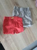 Lot shorts 6 mois