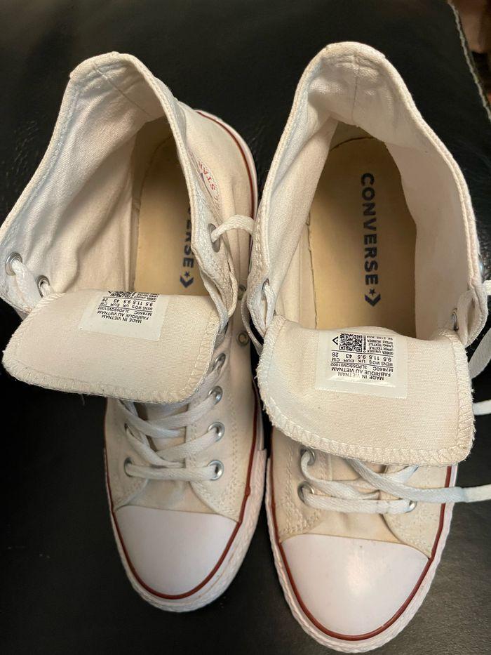 Converse blanche montante homme p43 - photo numéro 5