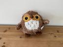 Peluche hibou brun