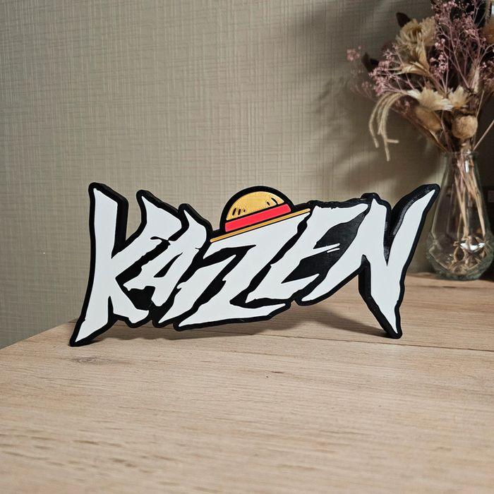 Figurine logo Kaizen Inoxtag 22x10cm FanArt - photo numéro 1