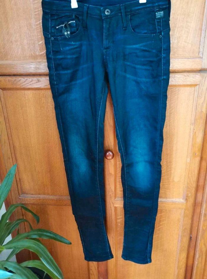 Jeans slim  skinny  Gstar raw  taille 38 I. code  Y2k - photo numéro 2