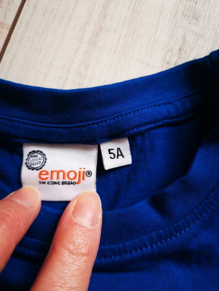 Tee-shirts longues manches emoji 5 ans - photo numéro 2