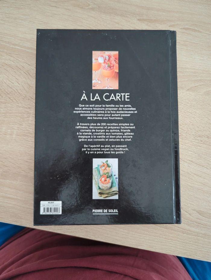 Livre recette "A la carte" - photo numéro 4