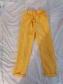 Pantalon jaune fille 5 ans