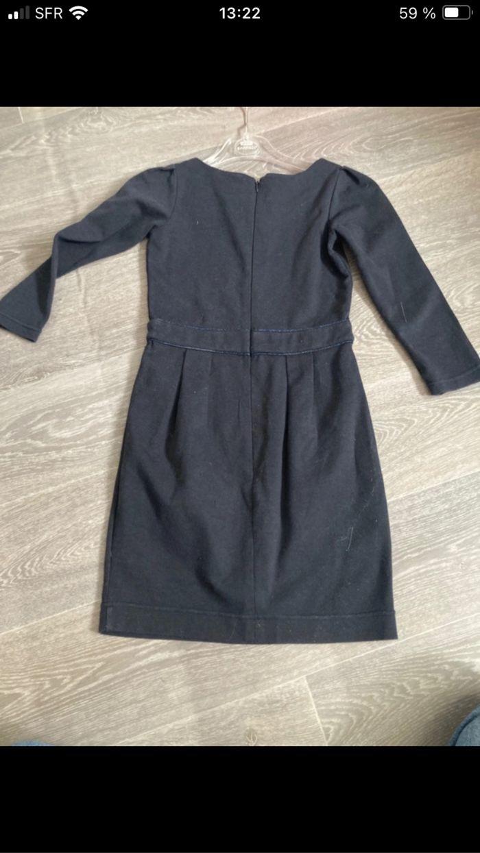 Robe bleu marine taille XS / 10 ans mademoiselle Jacadi - photo numéro 4