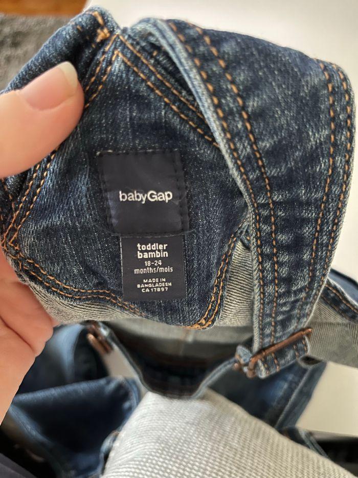 Salopette jeans gap 18/24 - photo numéro 3