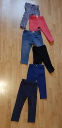 6 leggings filles sans pieds/ meisjes leggings zonder voet