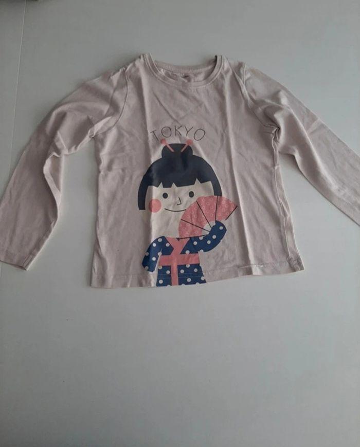 T-shirt vertbaudet rose taille 8 ans / 128 cm - photo numéro 1