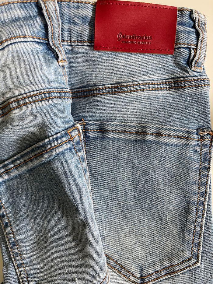 Lot 3 jeans Stradivarius Bershka 32 taille haute slim - photo numéro 3