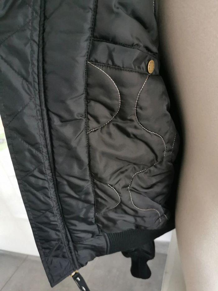 Veste noire blouson aviateur Alpha Industries Injector III Air Force Taille XL - photo numéro 7