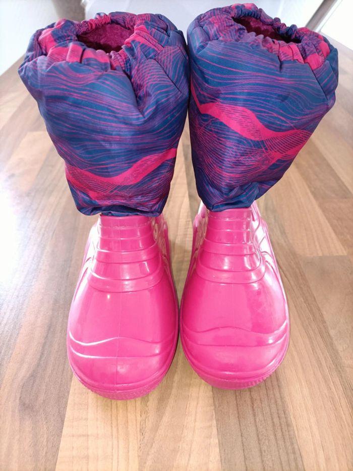 Bottes ski rose et violet 26 - photo numéro 1