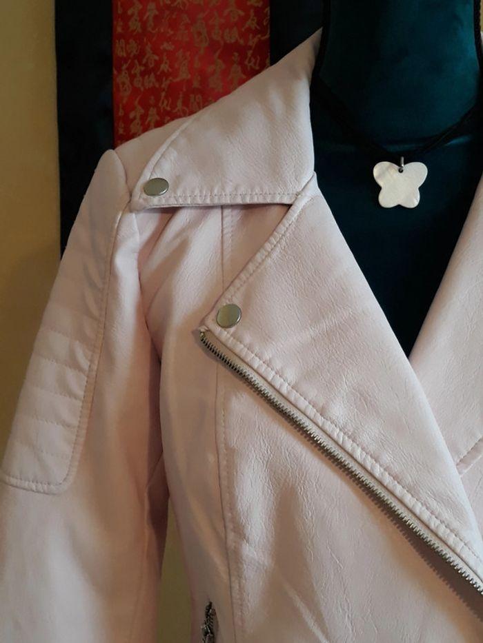 Veste - Perfecto rose poudré - Noisy May - Taille S - photo numéro 2