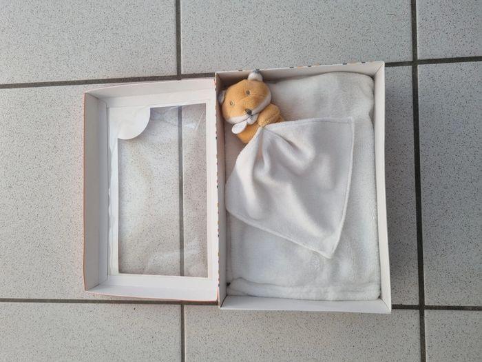 Coffret plaid + doudou renard Baby Nat' - photo numéro 3