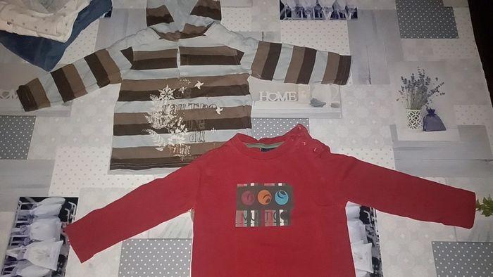 Lot de deux tee-shirts sergent major taille 2 ans - photo numéro 1