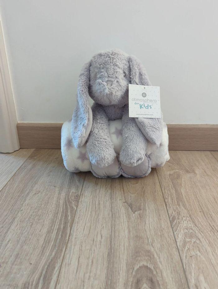 Plaid peluche lapin - photo numéro 1