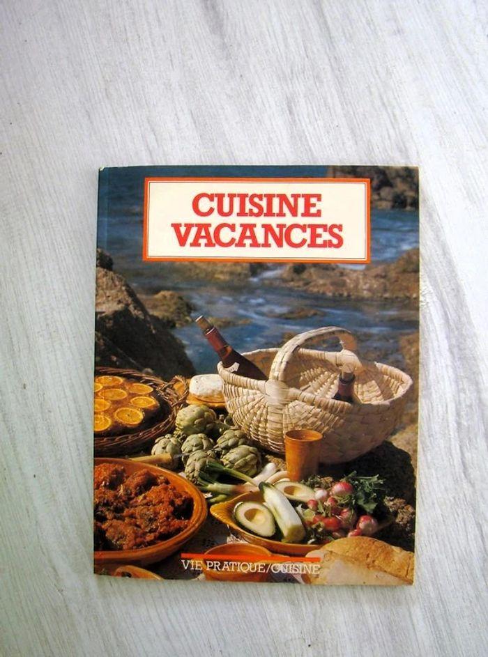 livres 3  de cuisine vacances neufs - photo numéro 2