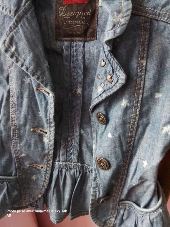 Veste jean fille catimini 18 mois - photo numéro 4