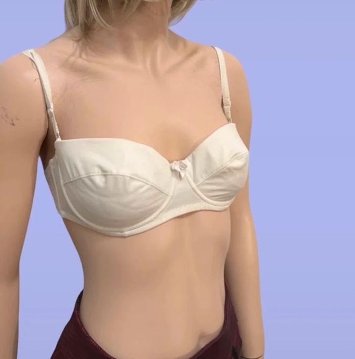 Soutien gorge blanc neuf taille 90 C - photo numéro 2