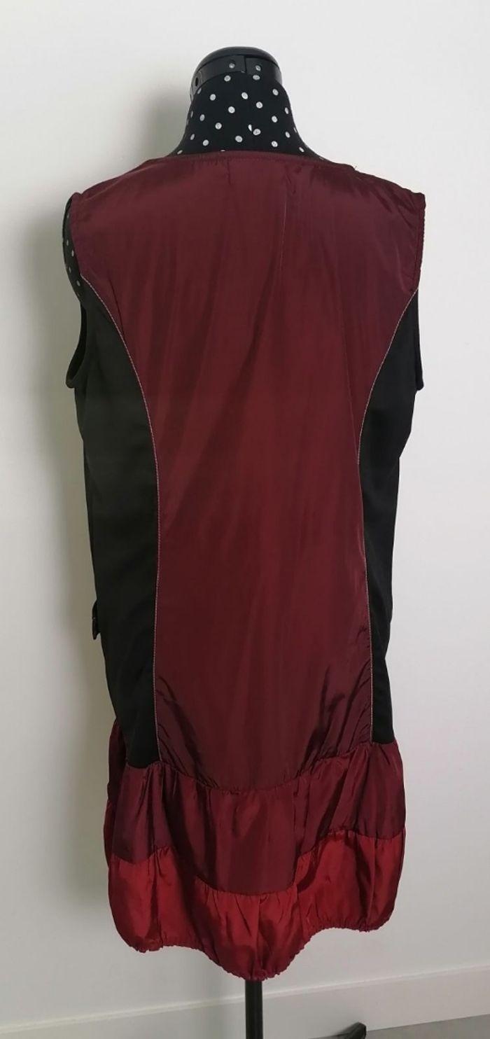 Robe / veste sans manche rouge noir Taille XXL L33 - photo numéro 6