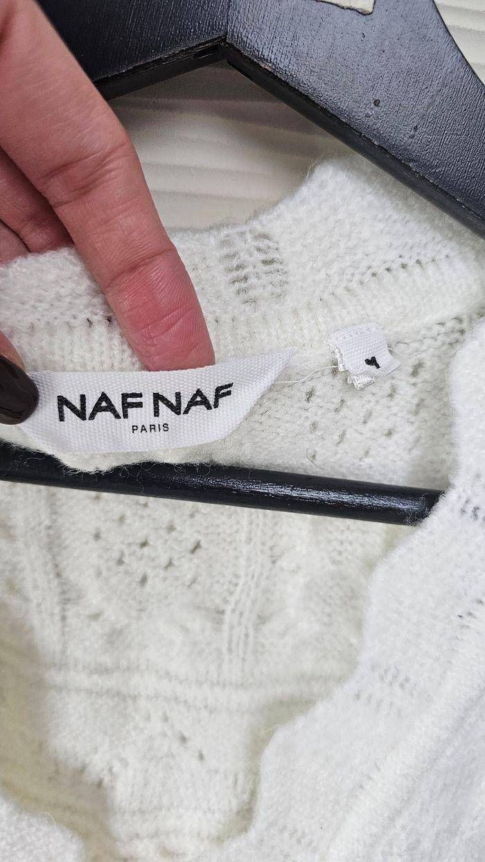 Débardeur maille blanc crème Naf Naf - photo numéro 4