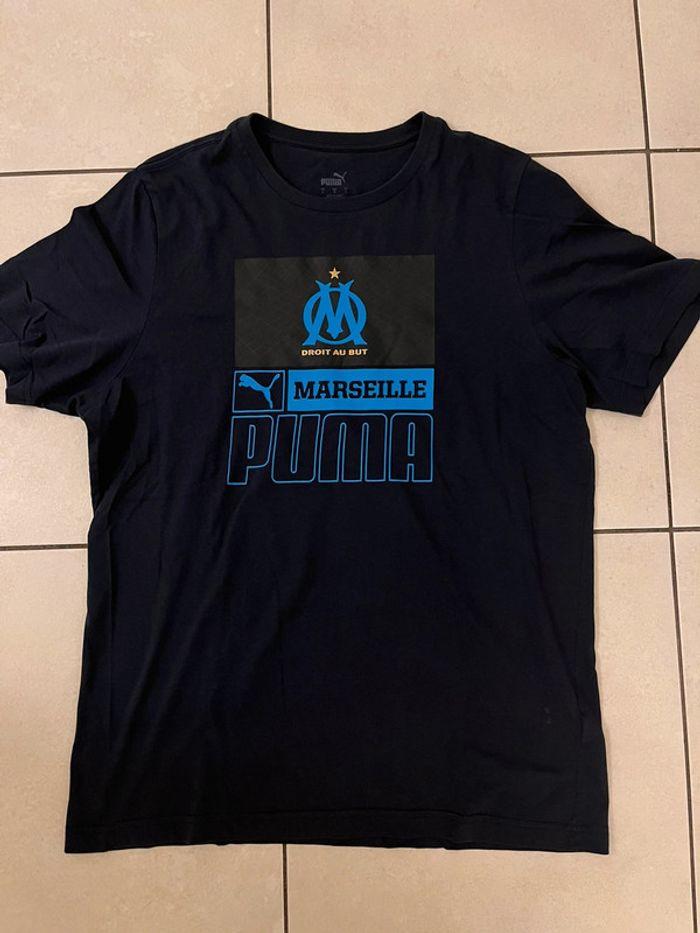 Tee shirt puma Marseille marine - photo numéro 1