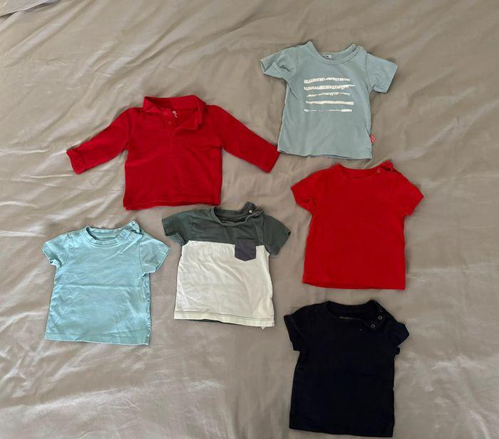 Lot de 6 tee-shirt verbaudet & orchestra 6 mois