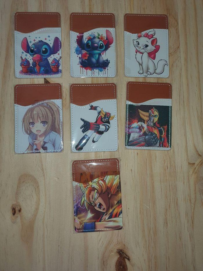 Porte carte fée clochette, panda, groot, stitch, goldorak, marie, totoro, dragon ball z, candy, .... - photo numéro 2