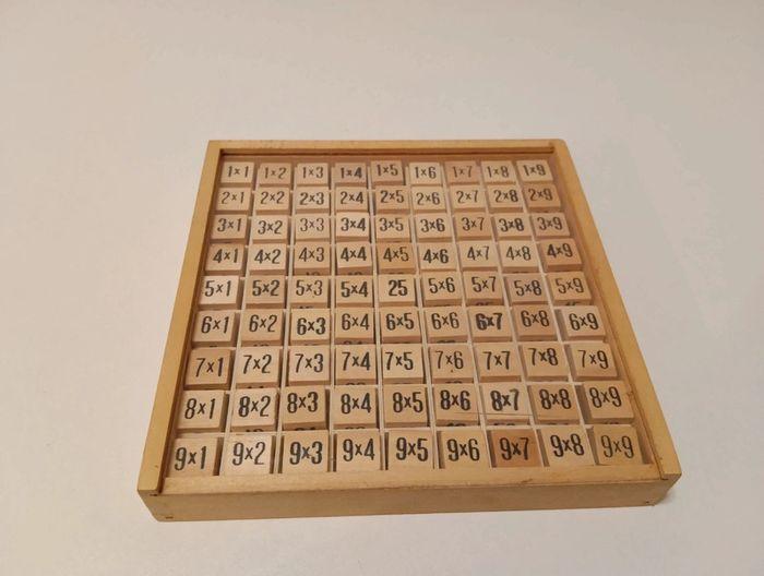 Table de multiplication bois - photo numéro 4