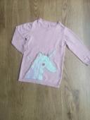 Robe pull licorne rose