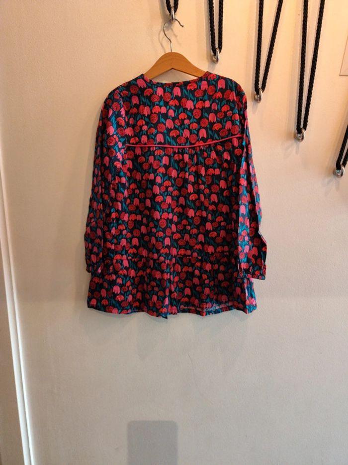 Blouse longue fleurie DPAM 6 ans - photo numéro 2