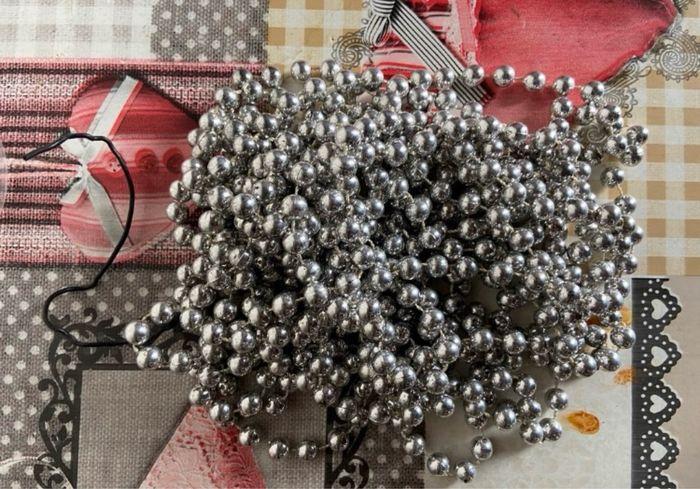 Guirlande de perles décorative pour Noël