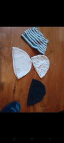 Lot bonnet naissance mu