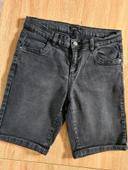 Short jean noir 38